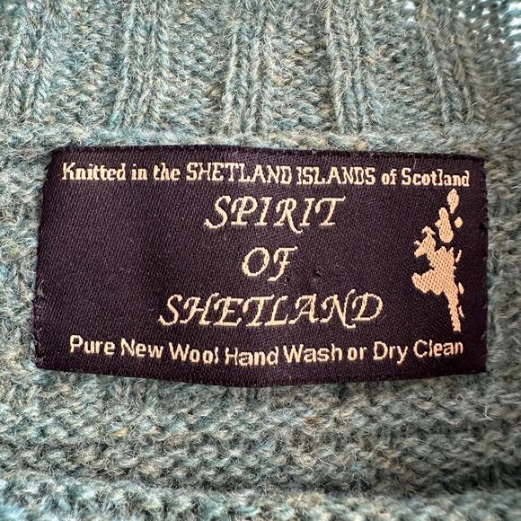 Green Textured Women's Sweater - Picture 5 of 8